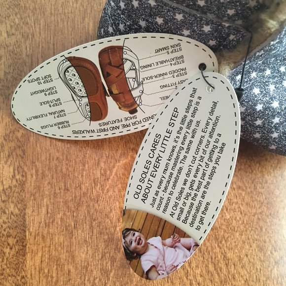 Old Soles "star glam" polar boot 6-9m NWT - Picture 8 of 10